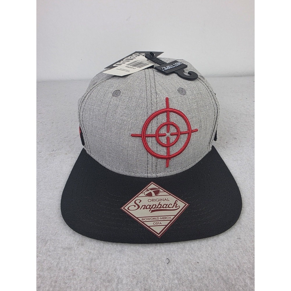 NWT Suicide Squad Deadshot (I Am‎ The Light The Way) Adjustable Hat Gray Black